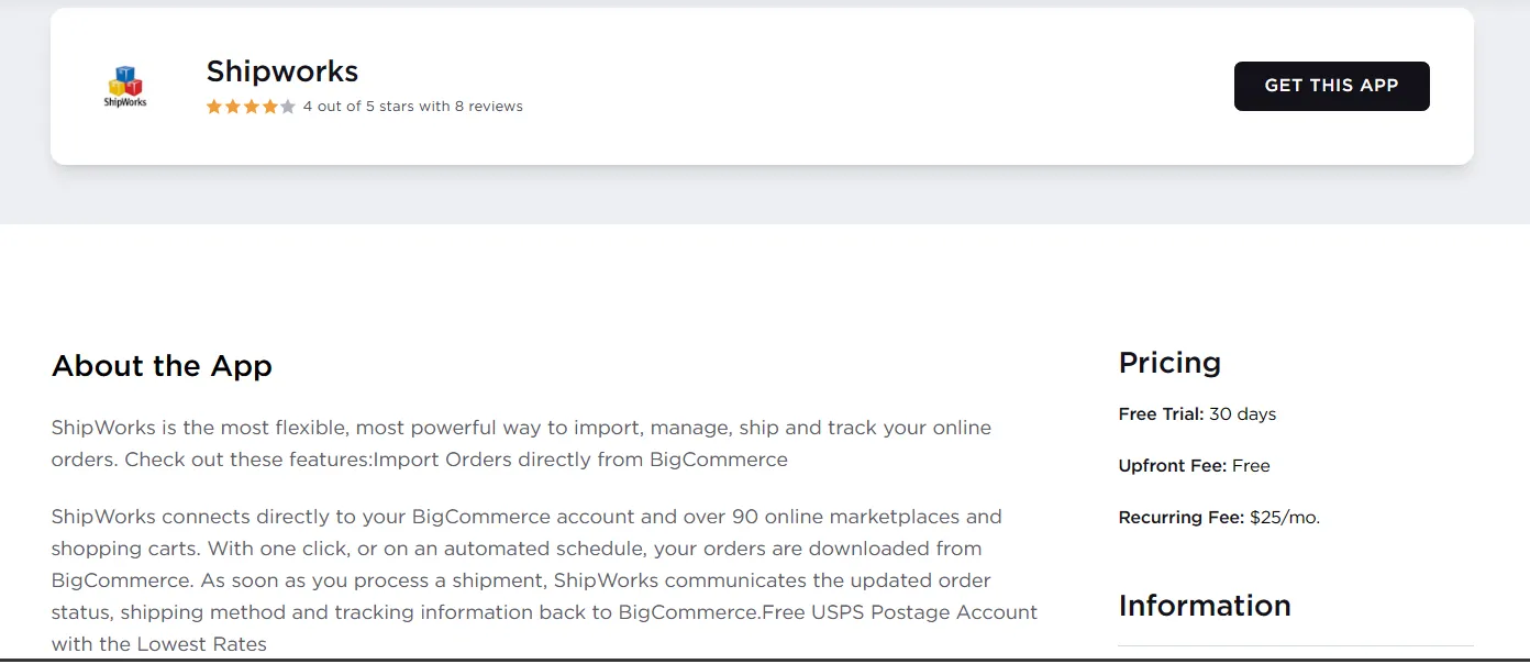 shipworks shipping app for bigcommerce 