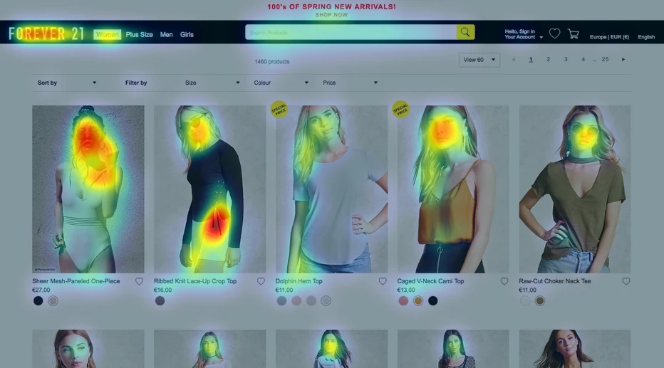 shopify store design tips use heatmap
