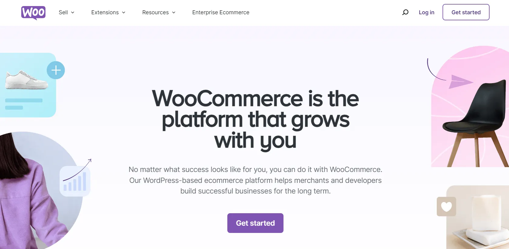 Drupal vs WordPress: WooCommerce homepage