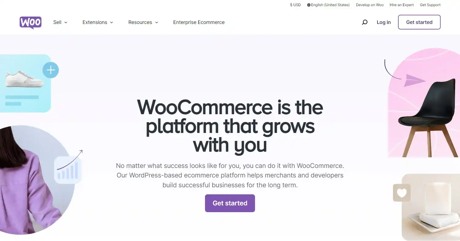 WooCommerce website