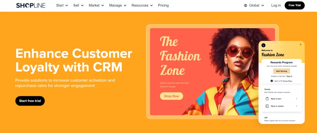 SHOPLINE CRM system