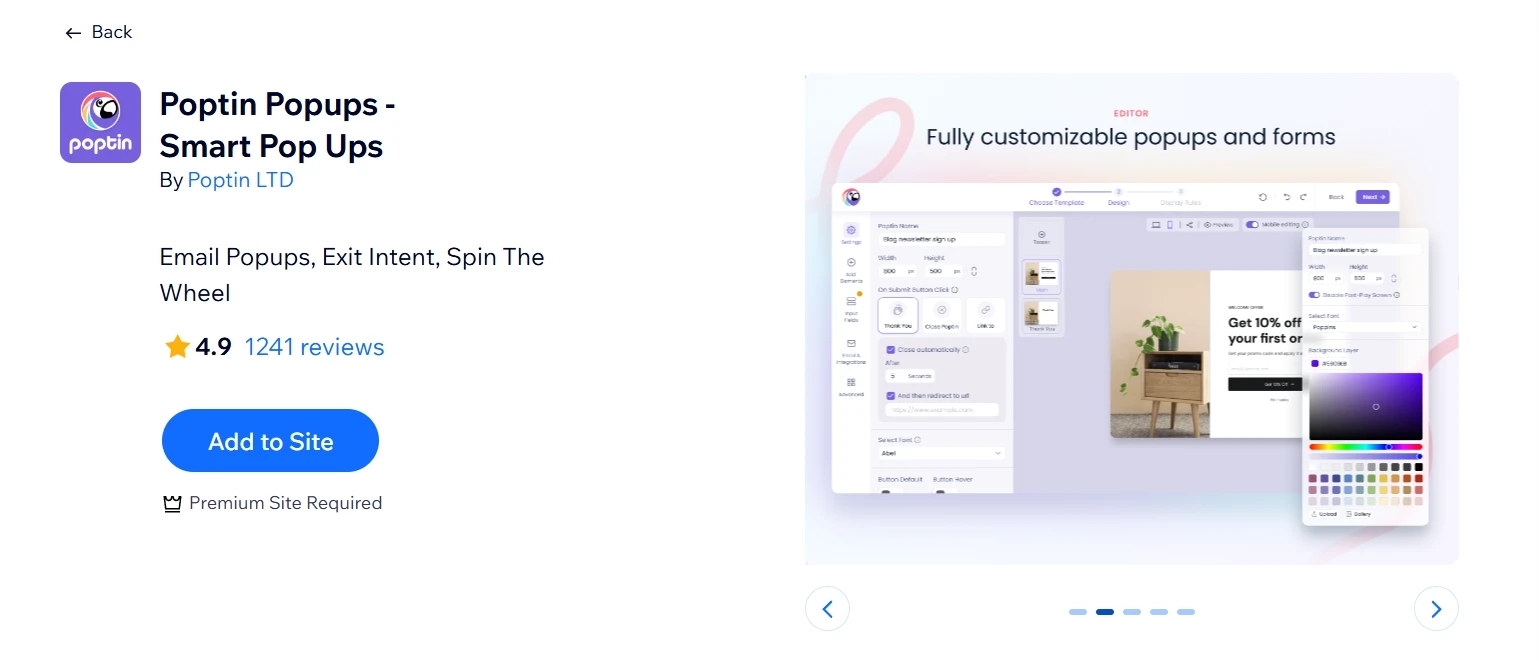 Poptin Popups