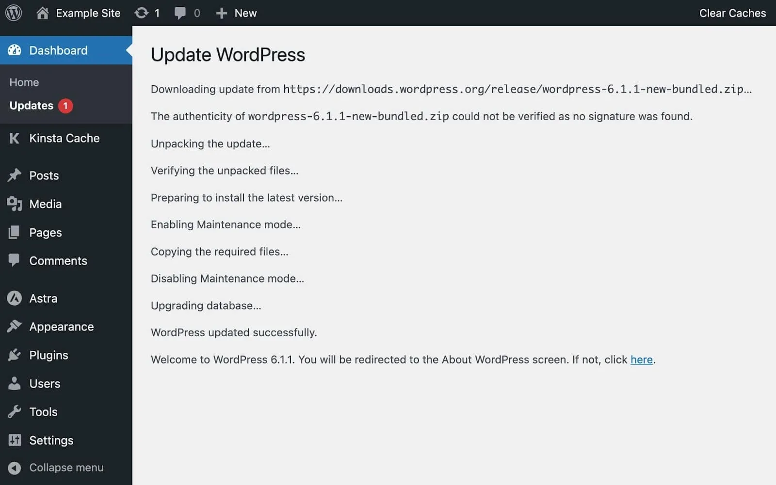 WordPress.org updates