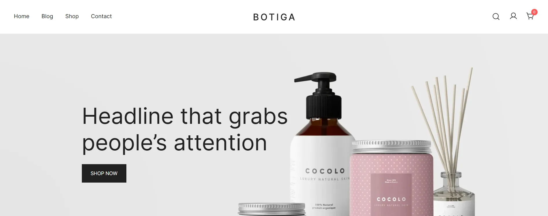Botiga theme
