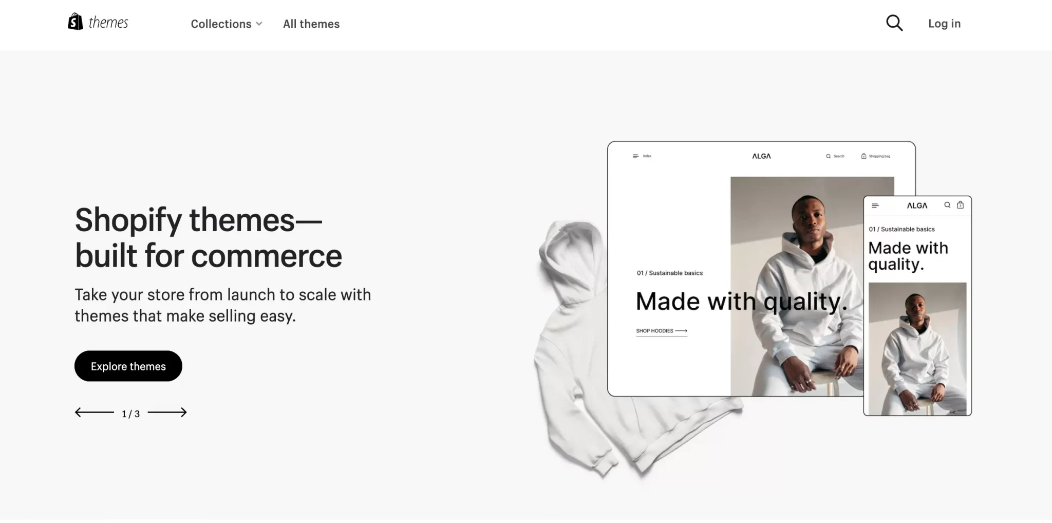 Shopify theme store