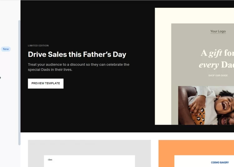 squarespace email templates