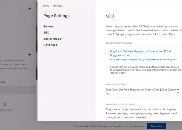 squarespace seo capability 