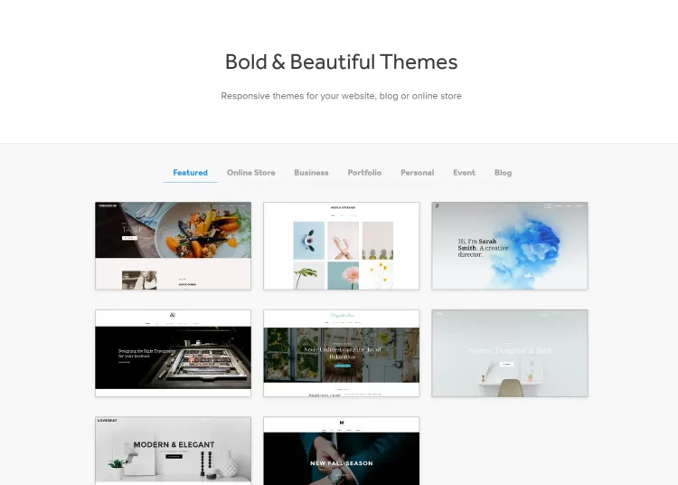 weebly website templates