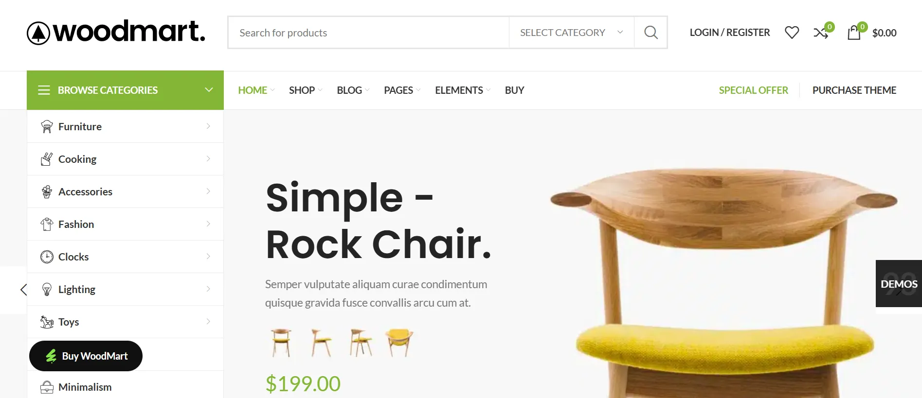 WoodMart theme