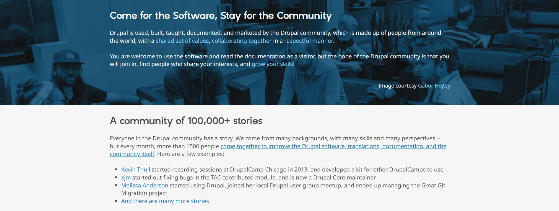 Drupal community