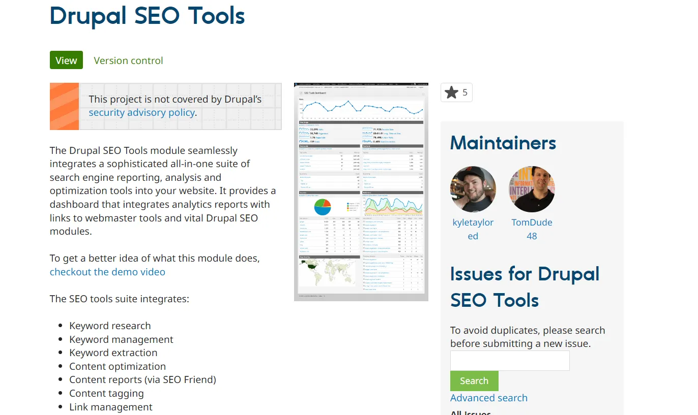 Drupal SEO tools