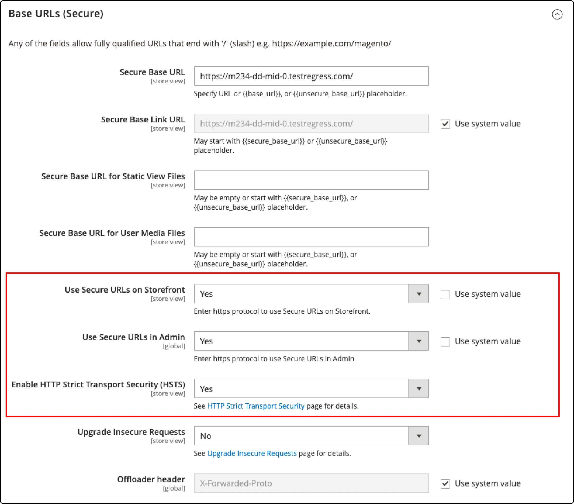 Enable HTTP Strict Transport Security (HSTS) for Magento