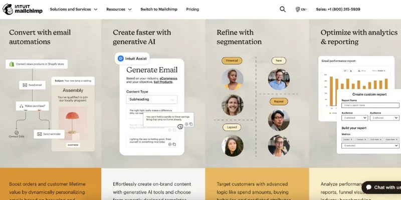 Mailchimp integrates with BigCommerce