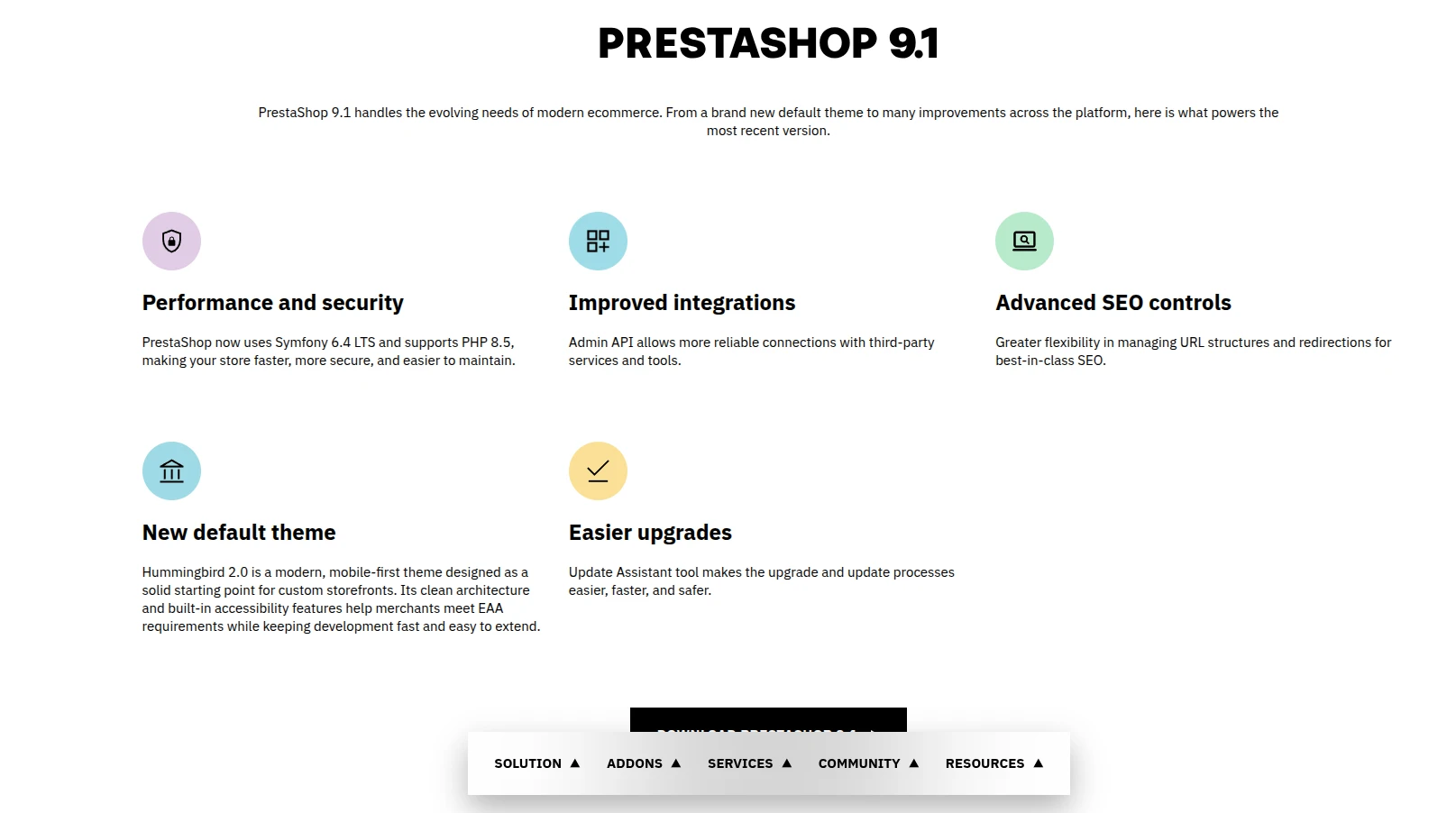 PrestaShop 9.1 release