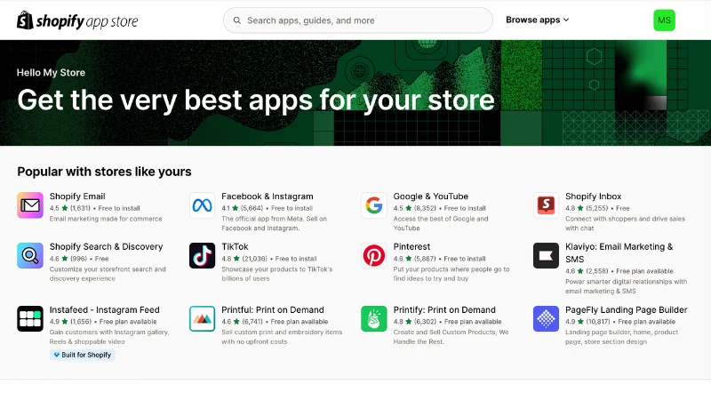 Shopify App Store