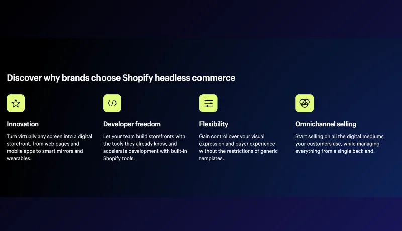 Shopify headless commerce