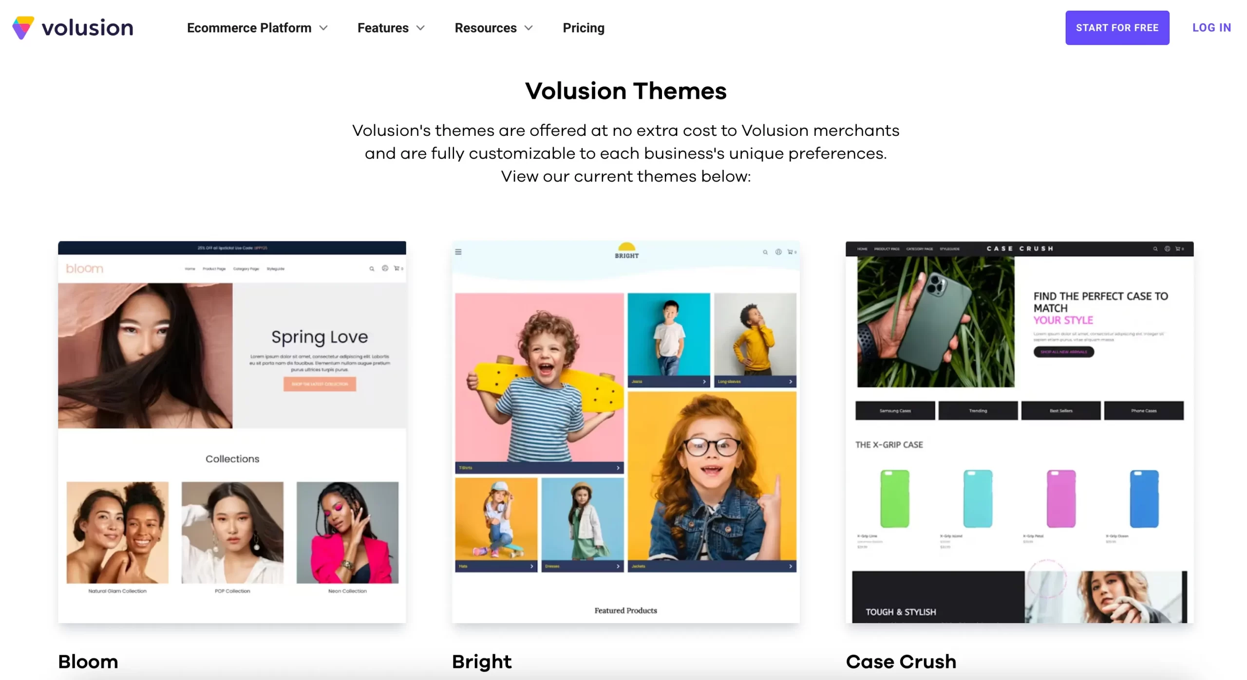 volusion theme market