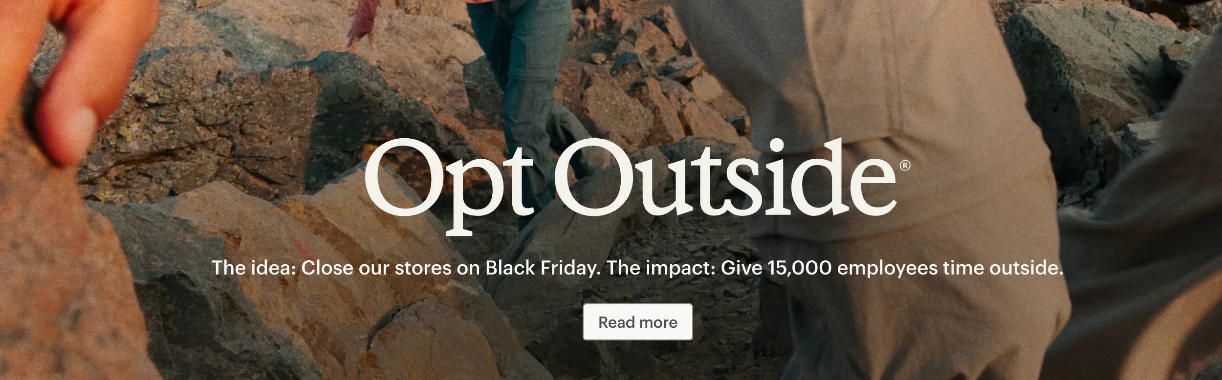 #OptOutside movement from REI