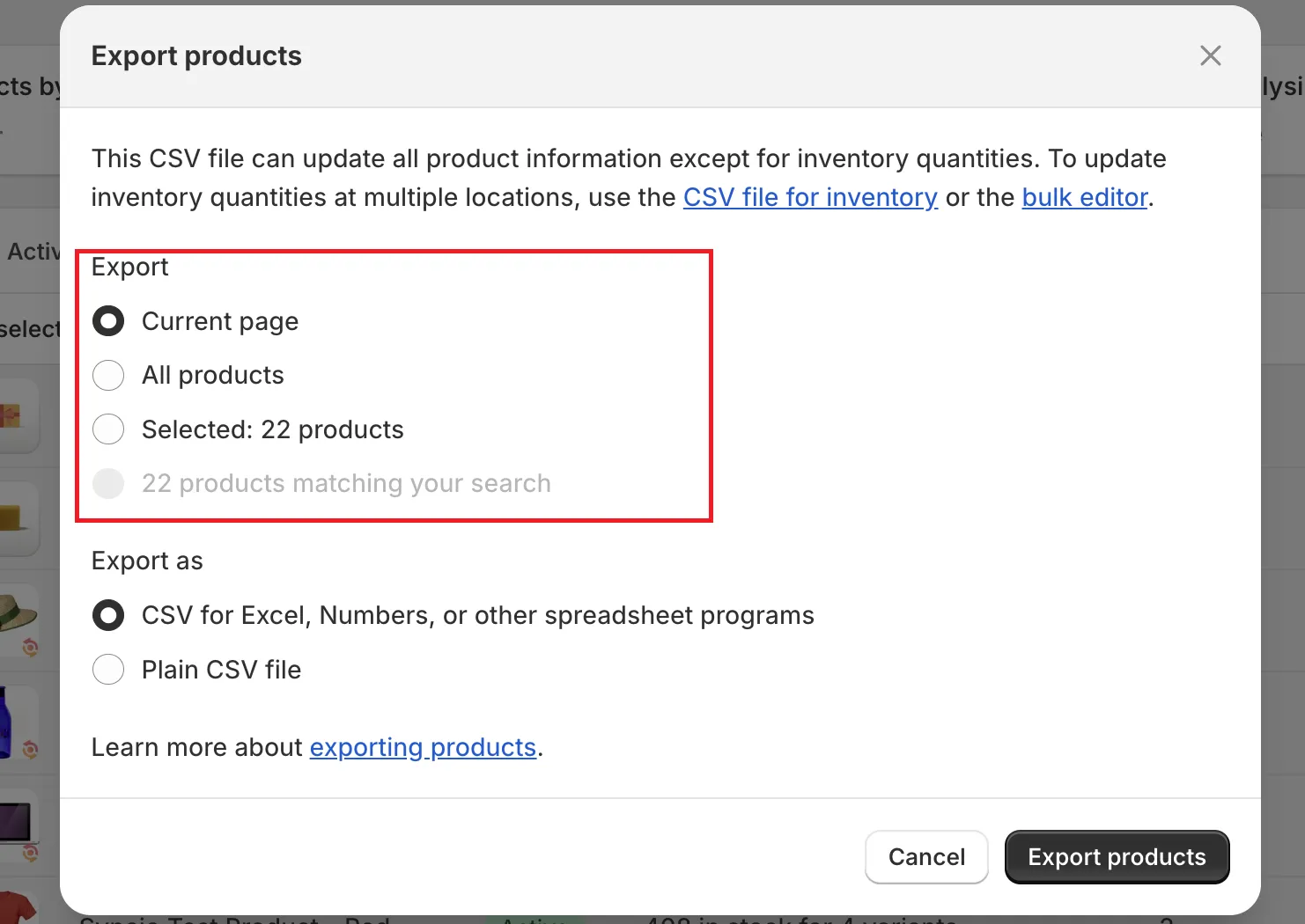 import-shopify-products-dashboard-step-1b