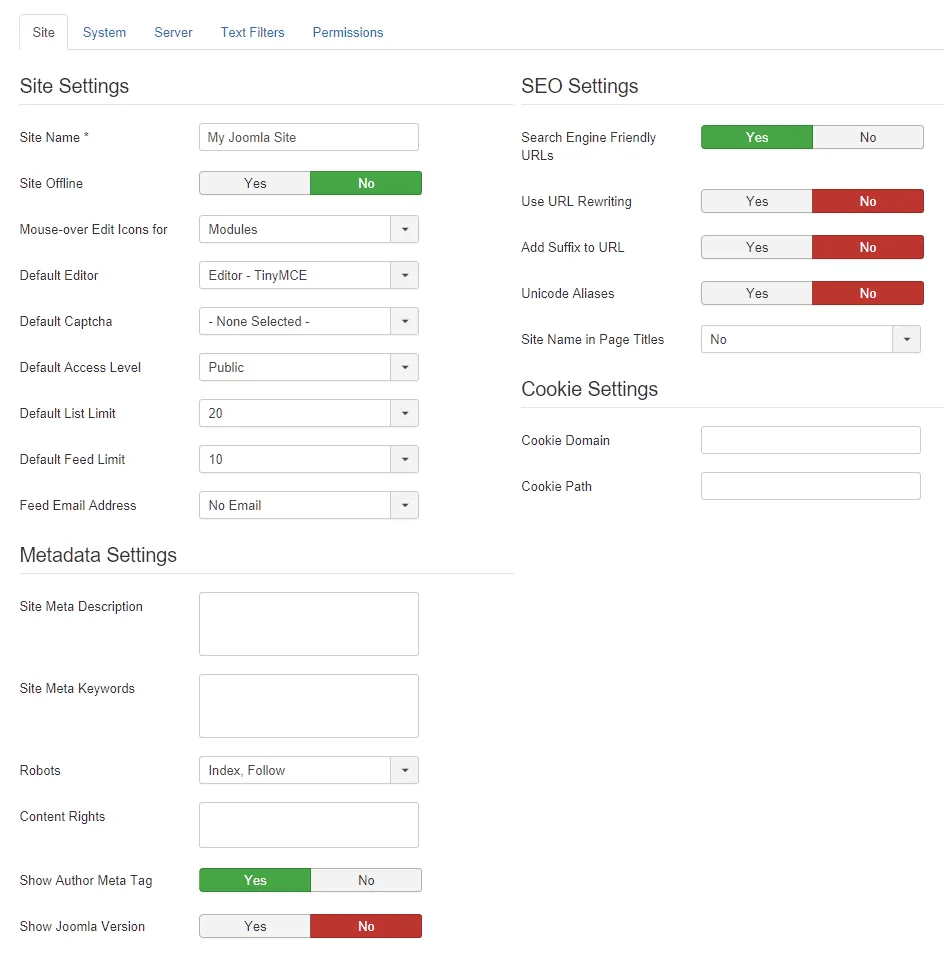 joomla-site-management