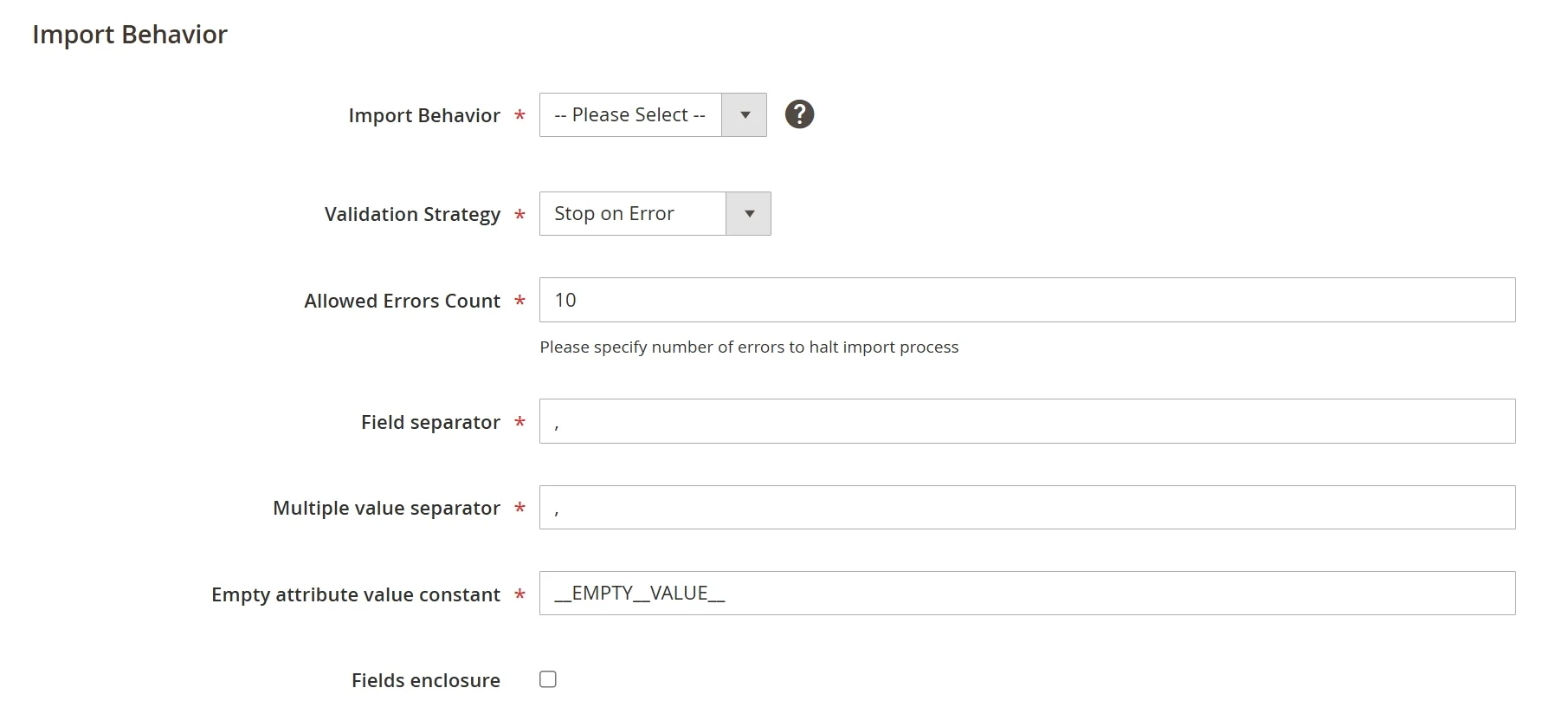 import magento product attributes step 3