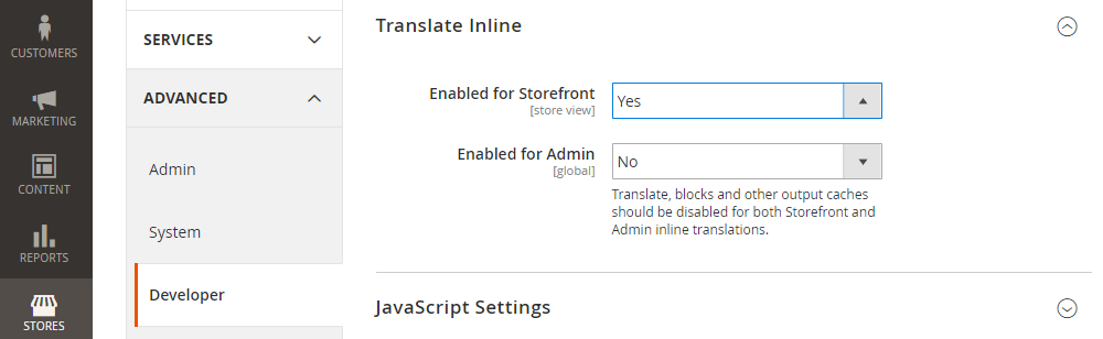 Magento translation inline