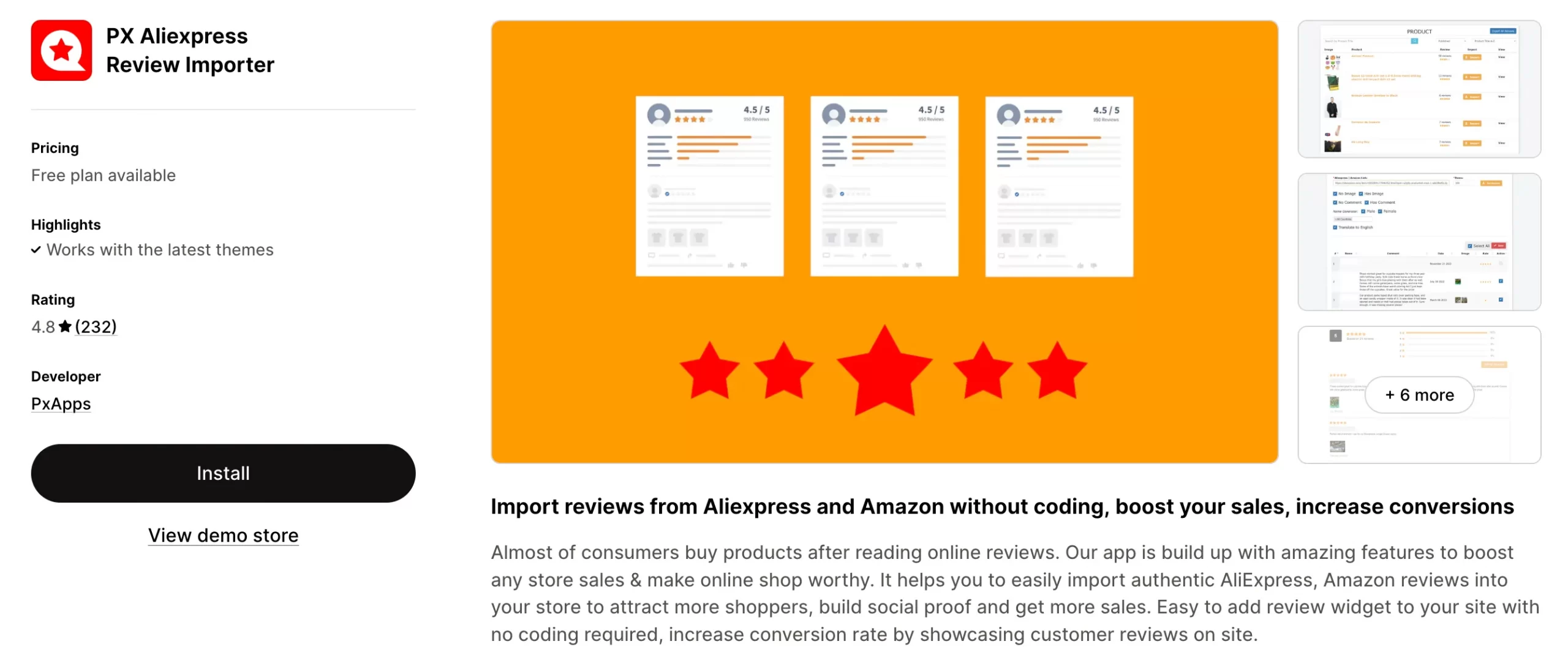 PX Aliexpress Review Importer