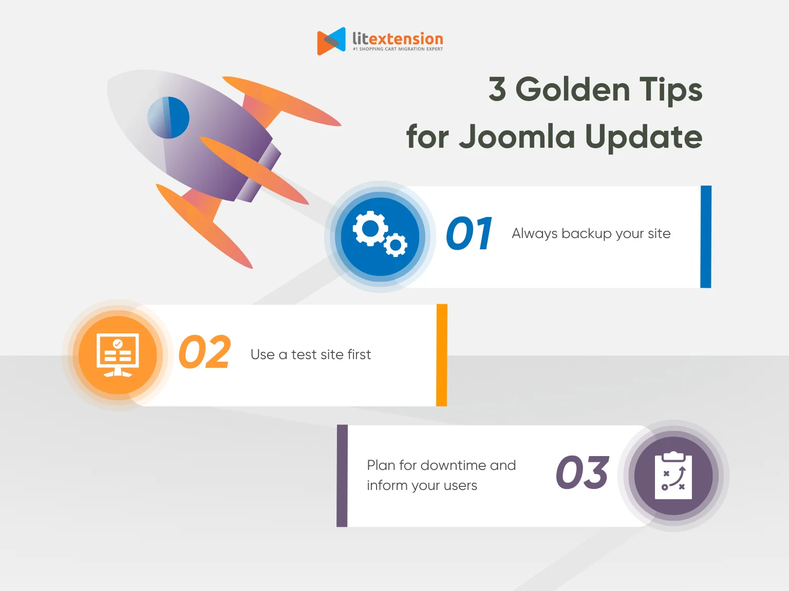 3 golden tips for Joomla update
