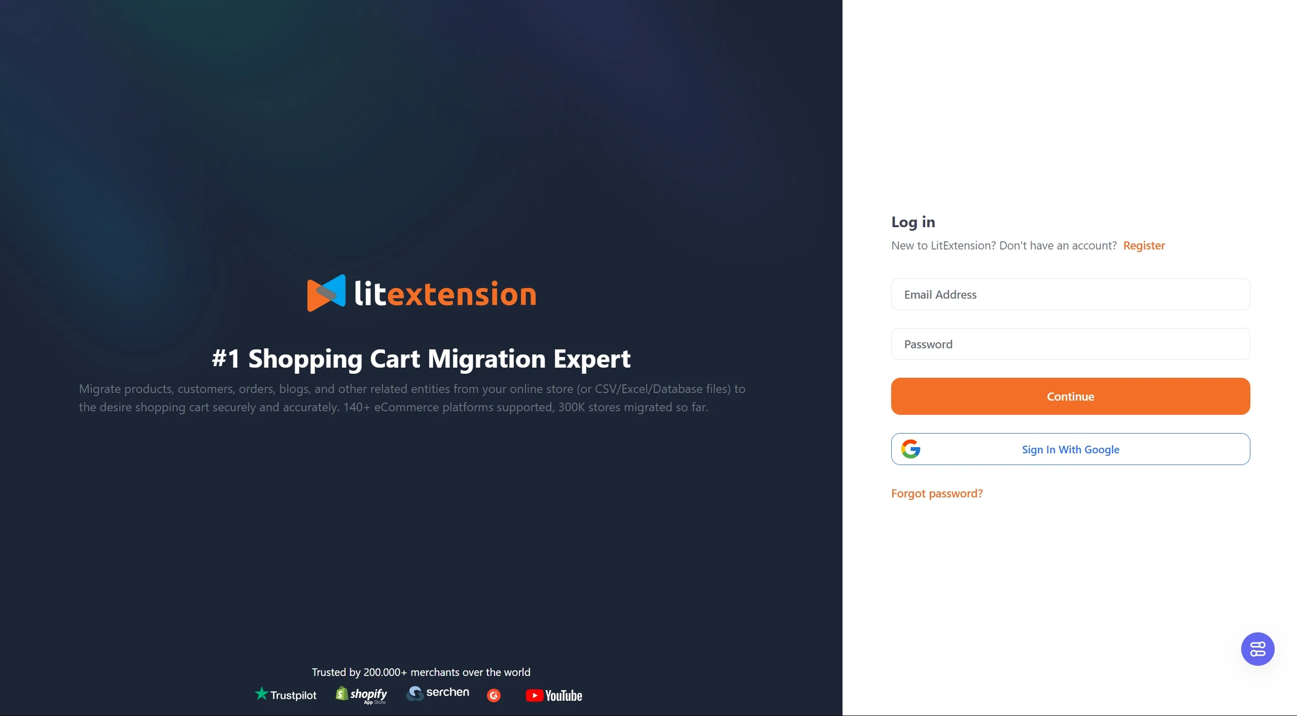 Sign in to LitExtension