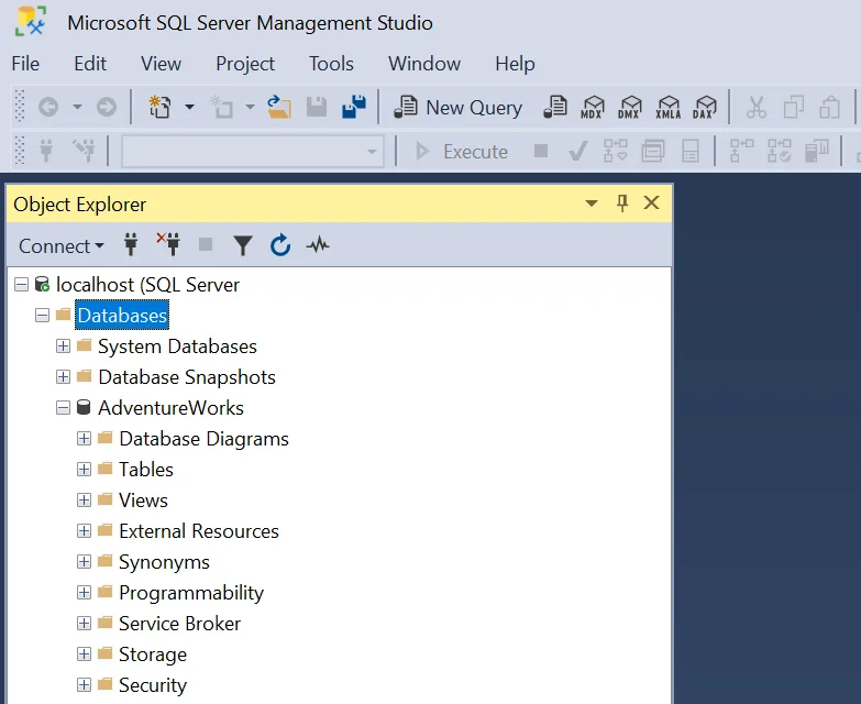 SQL Server Management Studio