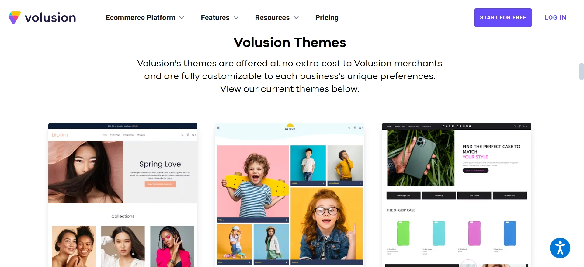 volusion themes