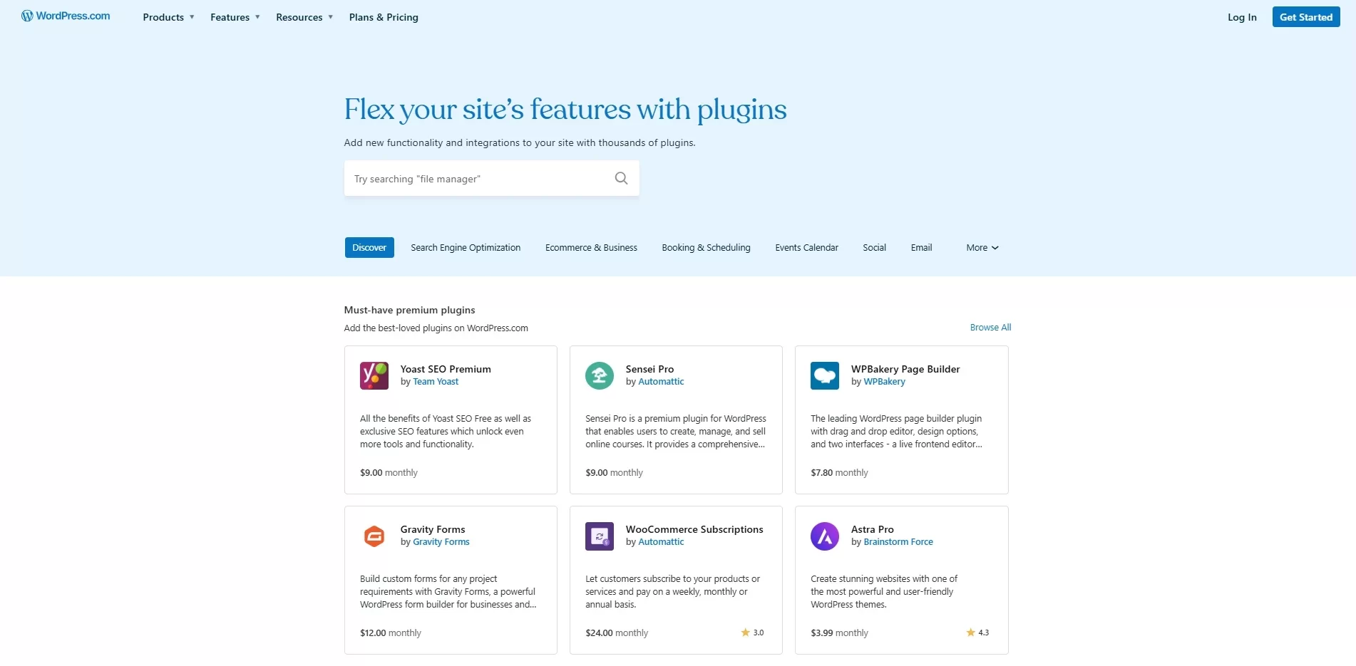 WordPress is a CMS that offers hundreds of plugins