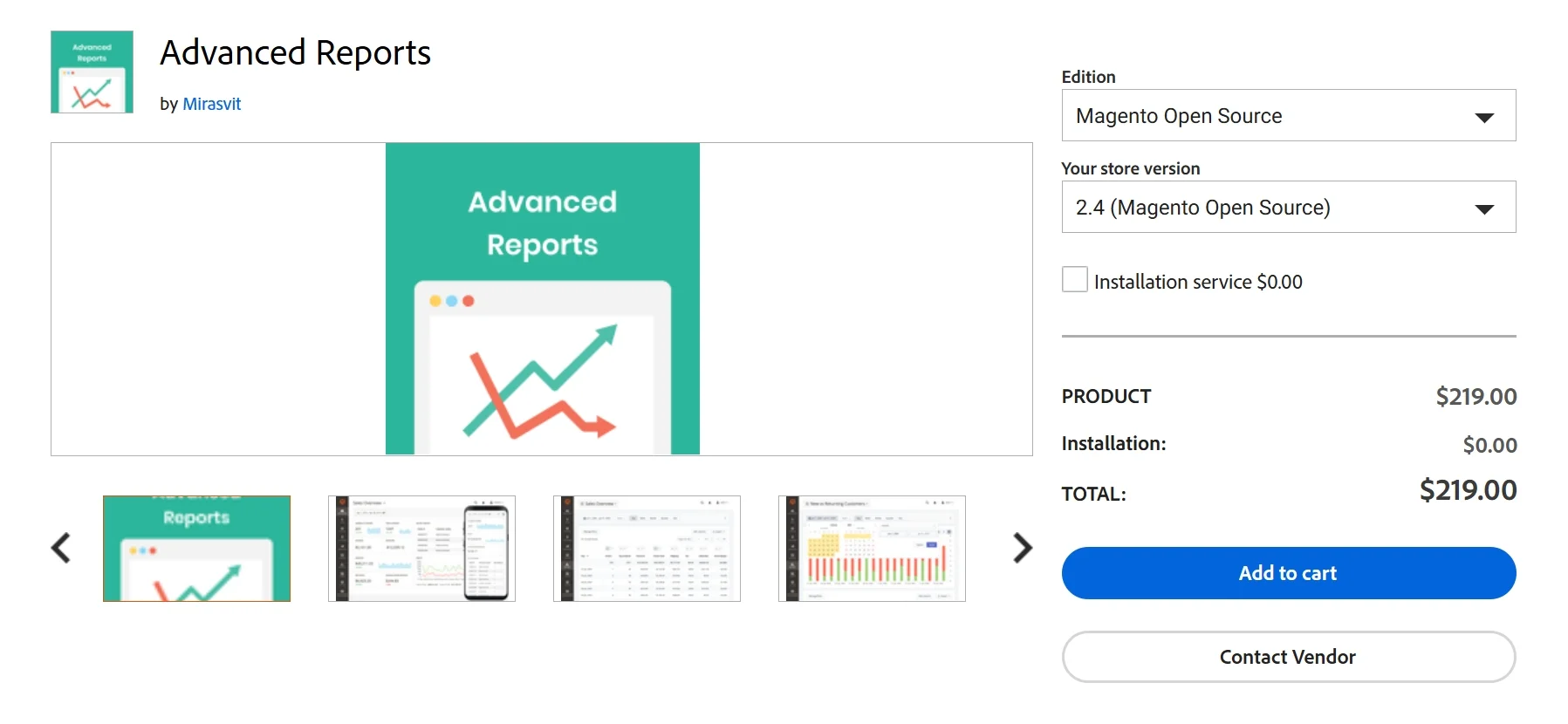 Advanced reports