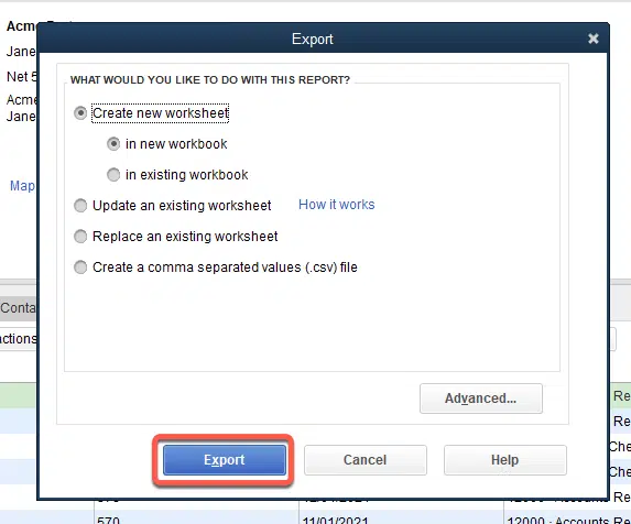 export customer list from quickbooks desktop