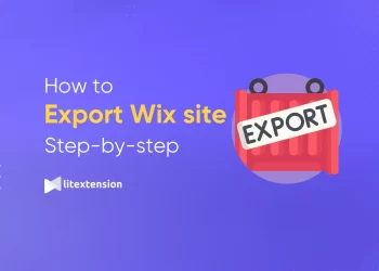 export-wix-site