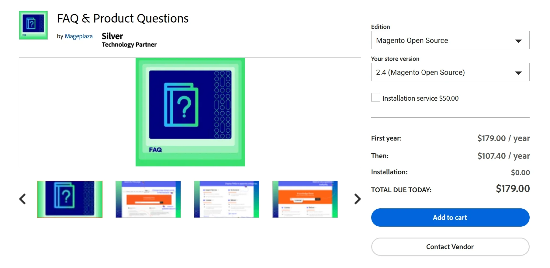 FAQ product questions