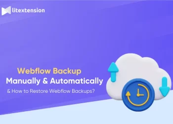 how to do webflow backup and restore