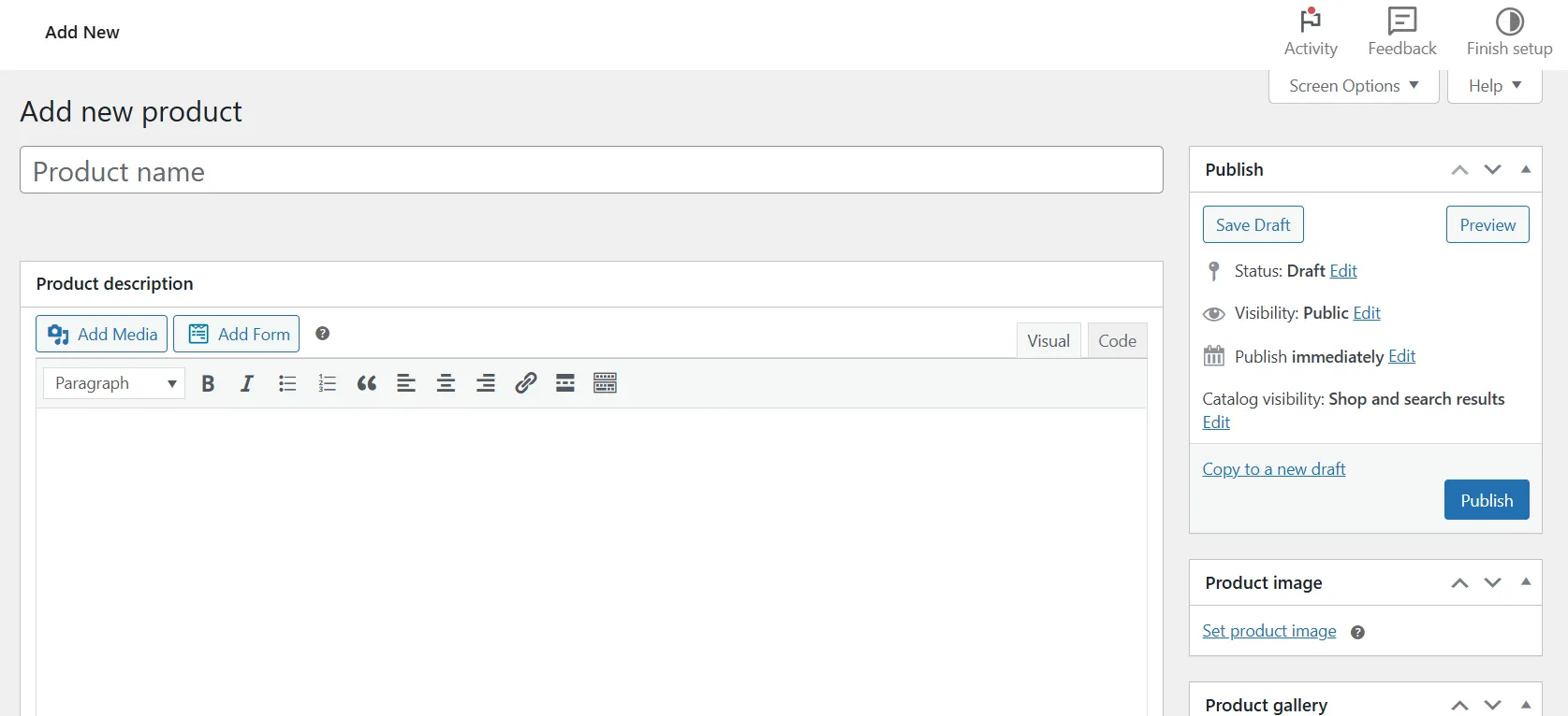 Add WooCommerce product title and description