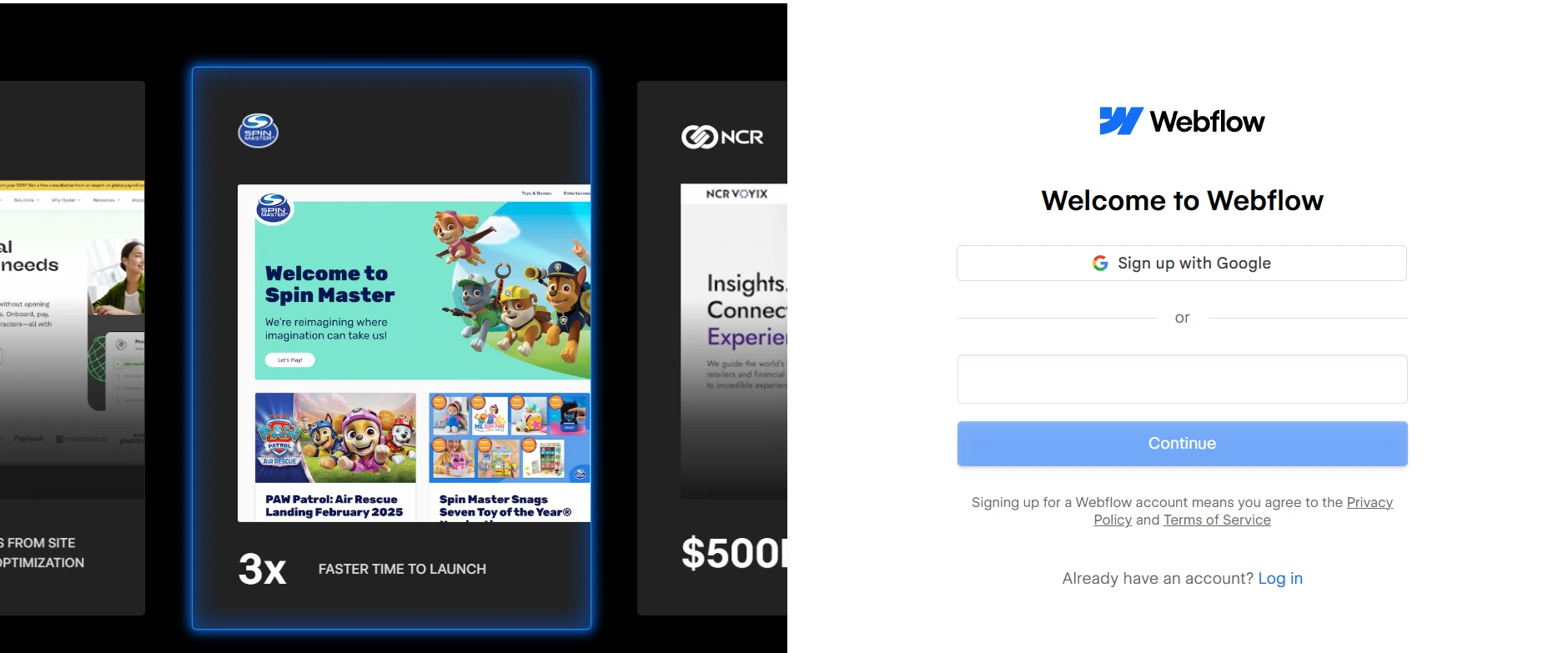 Step 1a: Create your account