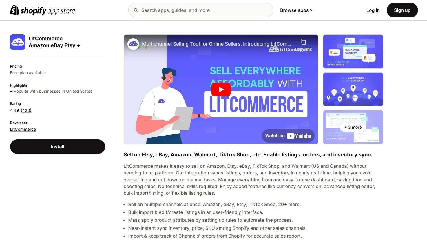 LitCommerce Multichannel Selling Tool