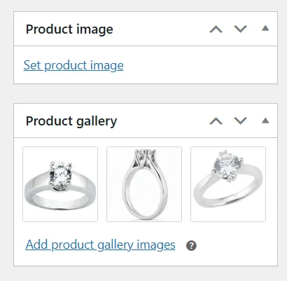 Add product images on WooCommerce