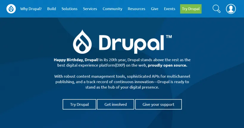 drupal-homepage