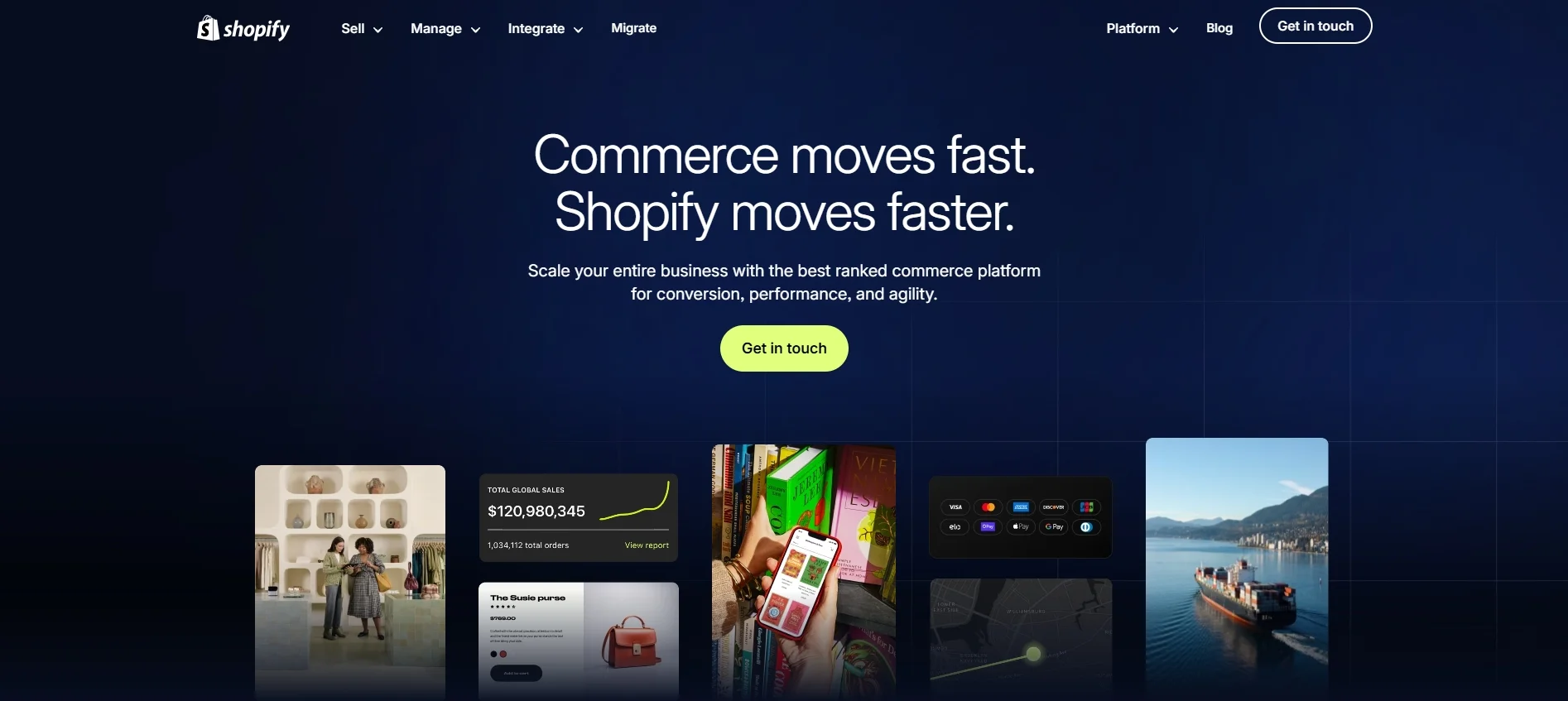 Shopify Plus website