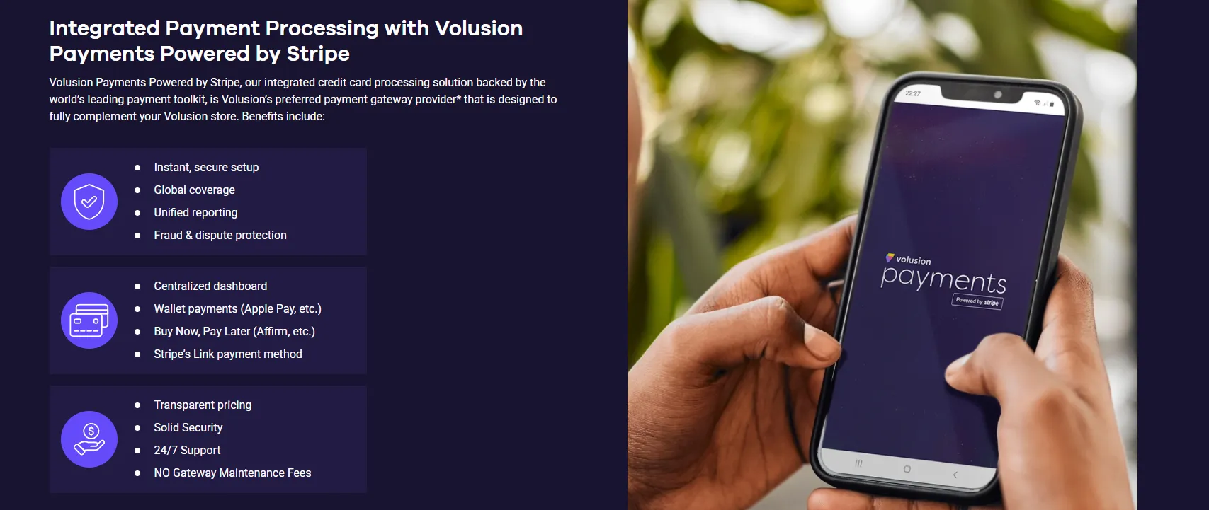 Volusion Payments