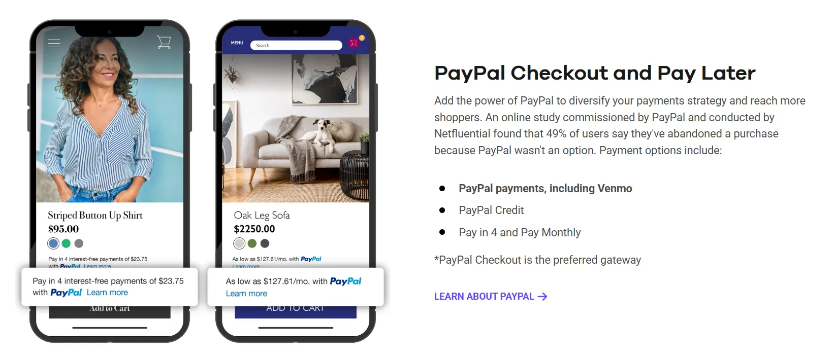 Volusion Paypal payment