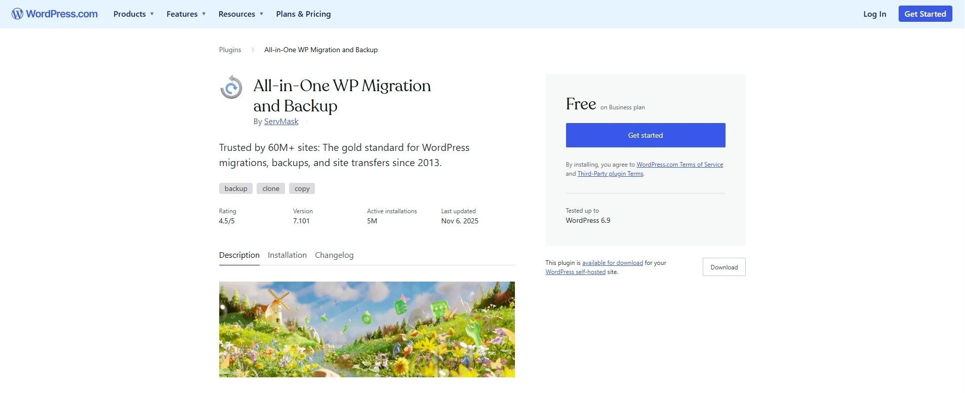 All-in-One WP Migration and Backup WordPress plugin