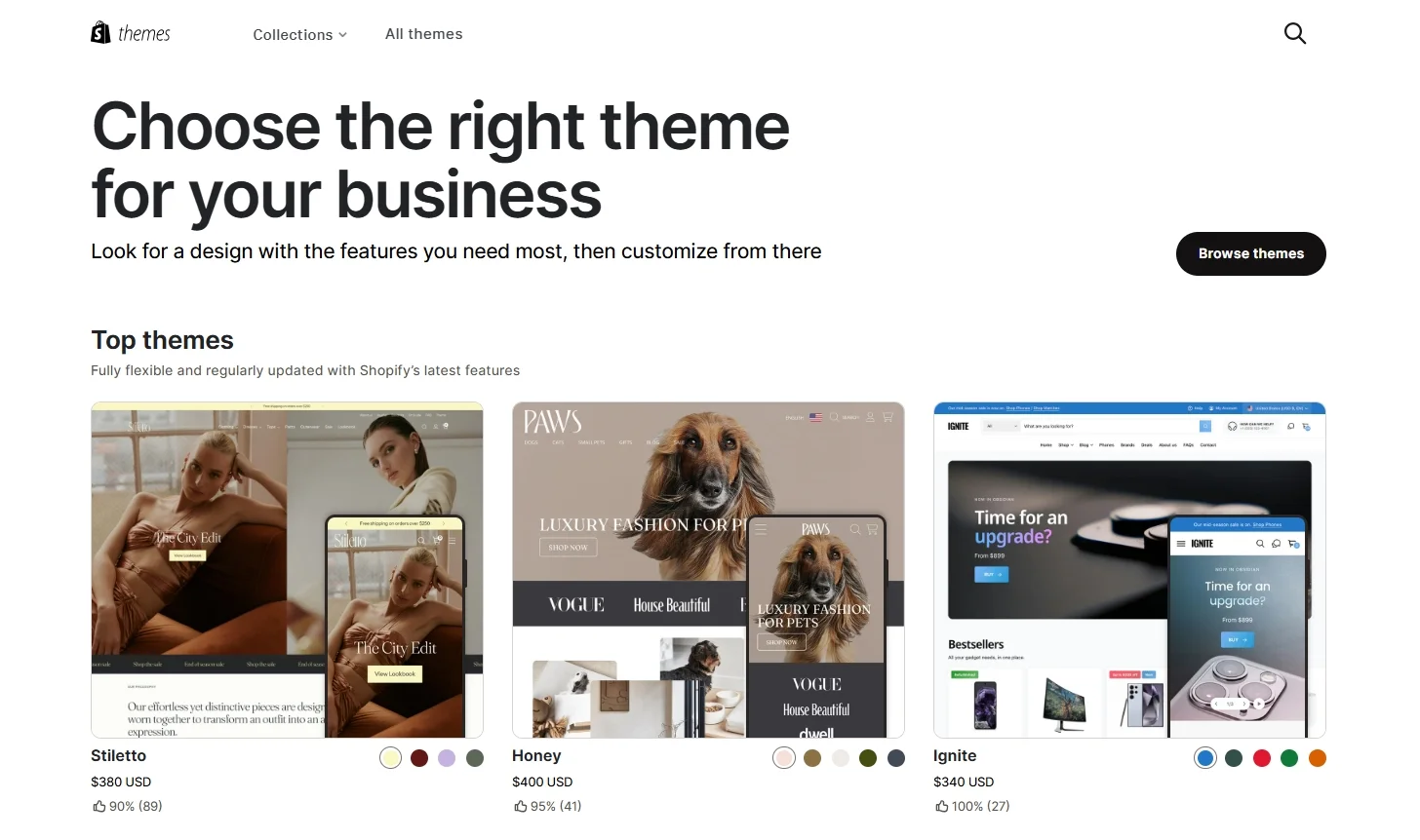 Shopify themes