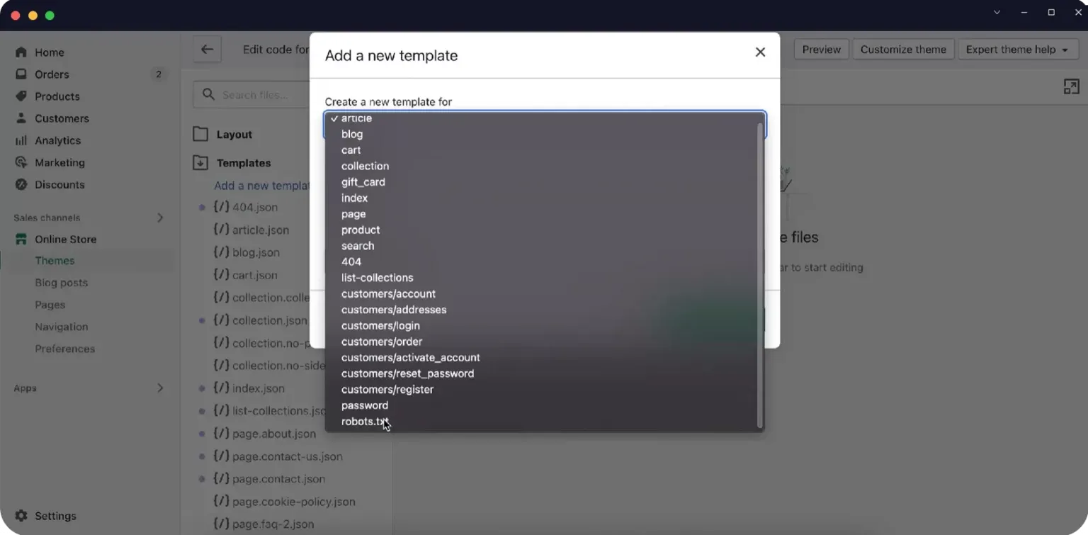 shopify-seo-customization