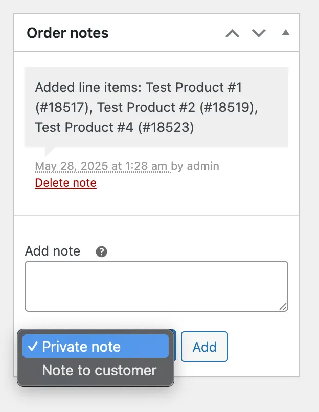 woocommerce order notes WooCommerce Import Orders
