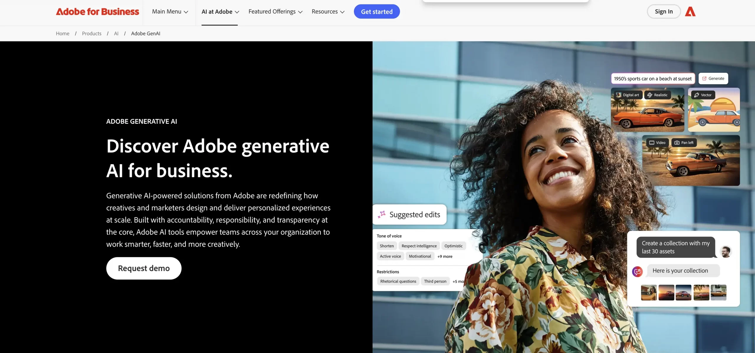Adobe generative AI